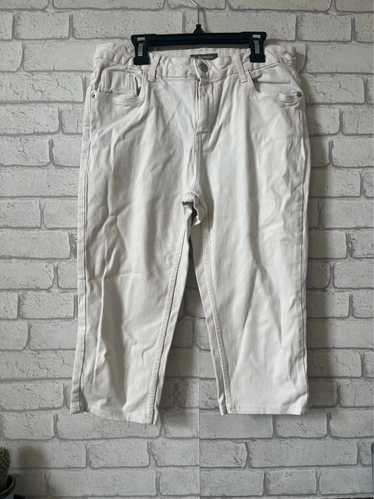 Pantacourt skinny blanc Kiabi – Taille 40 – bon état